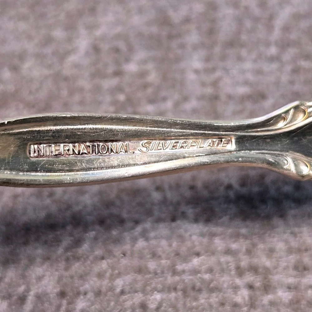 International Silver INTERLUDE Silverplate Serving Spoon And Fork